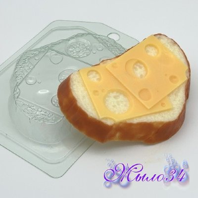 Пластиковая форма Хлеб белый с сыром, (EX)