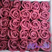 Роза из мыла (пенные розы) Черно-красный 4,5*6 см, шт