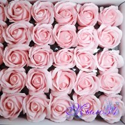 Роза из мыла (пенные розы) Нежно-розовый 4,5*6 см, шт
