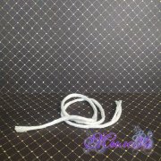 Фитиль Хлопковая нить, плетеная, d= 3 мм, 50см, натуральный