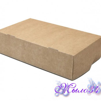 Коробка складная без окошка 23*14*6 см, крафт, шт